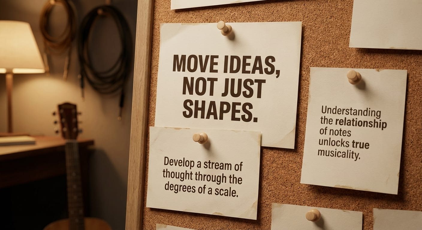 Master Diatonic Movement on Guitar: Unlock Chord Changes & Improvise Musically Diatonic movement visualization